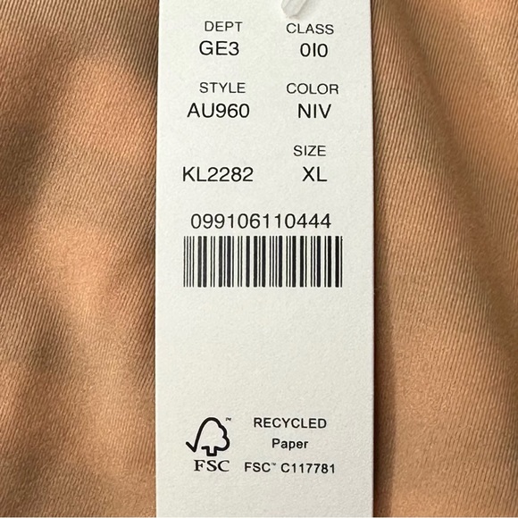 J. Crew Bikini Bottom XL String Stripe Navy Ivory - Picture 6 of 8